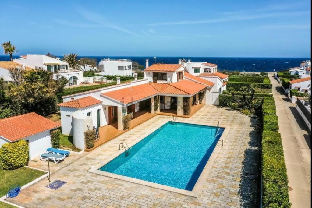 La Calma Espectacular Villa Con Jardin Y Piscina En Menorca S'Algar Luaran gambar