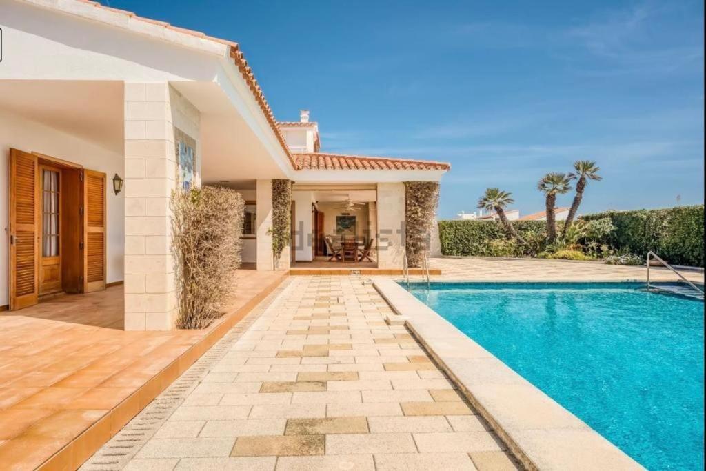 La Calma Espectacular Villa Con Jardin Y Piscina En Menorca S'Algar Luaran gambar